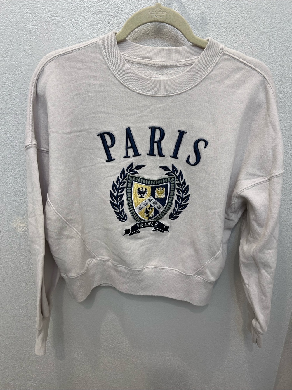 Abercrombie & Fitch Paris Crest Crewneck Sweatshirt